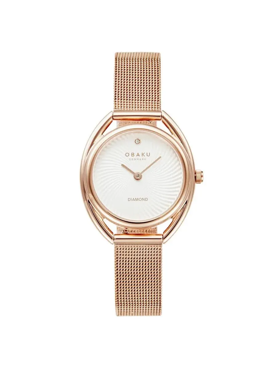 Женские часы Obaku Juvel с белым циферблатом V286LXVIMV