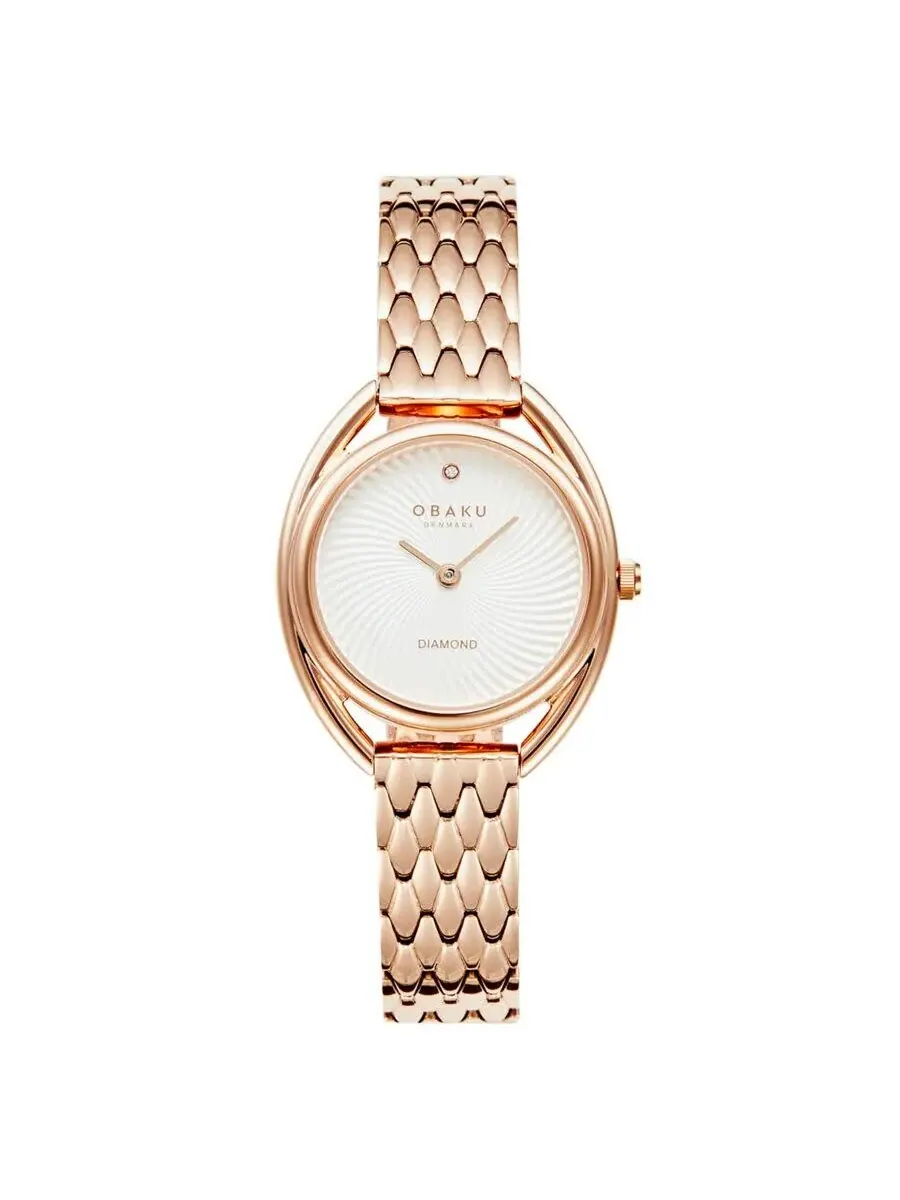 Женские часы Obaku Juvel с белым циферблатом V286LXVISV