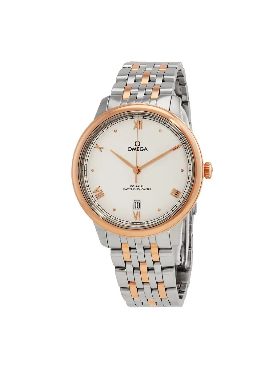 Мужские часы Omega De Ville Automatic Chronometer с серебристым циферблатом 434.20.40.20.02.001 — изображение 1 из 3
