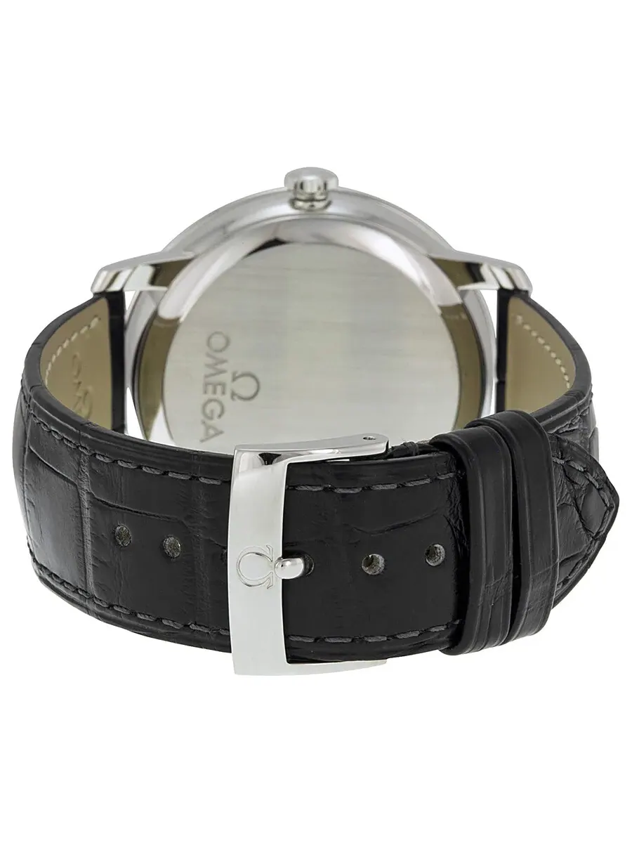 Мужские часы Omega De Ville Prestige с синим циферблатом, артикул 42413402003001 — изображение 3 из 3, оттенок серебристый