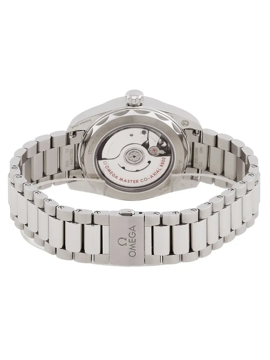 Наручные часы Omega Seamaster Aqua Terra Automatic Chronometer с красным циферблатом унисекс — изображение 3 из 3