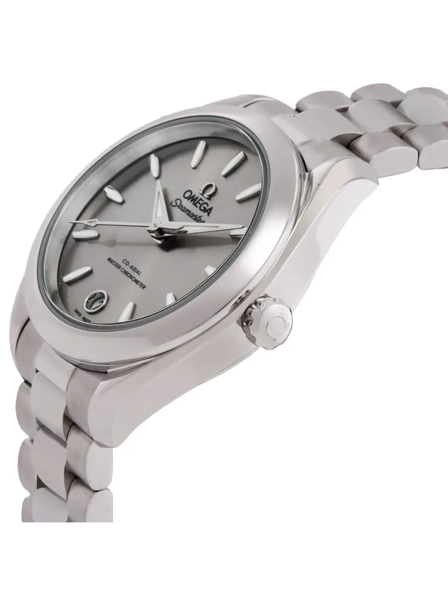 Женские часы Omega Seamaster Aqua Terra с автоматическим механизмом и циферблатом цвета песчаника — изображение 2 из 3