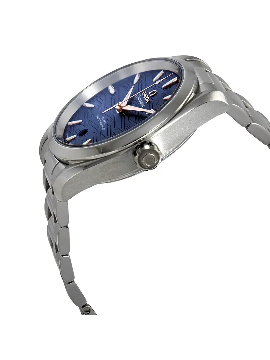 Мужские часы Omega Seamaster Aqua Terra Co-Axial Master Chronometer Automatic с синим циферблатом — изображение 2 из 4