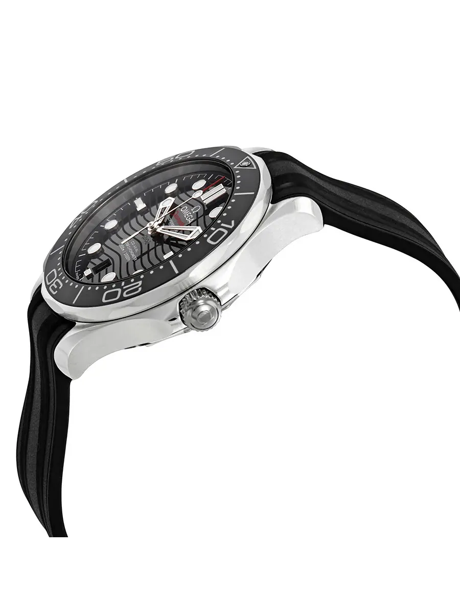 Мужские часы Omega Seamaster Automatic с черным циферблатом 210.32.42.20.01.001 — изображение 2 из 3, оттенок черный