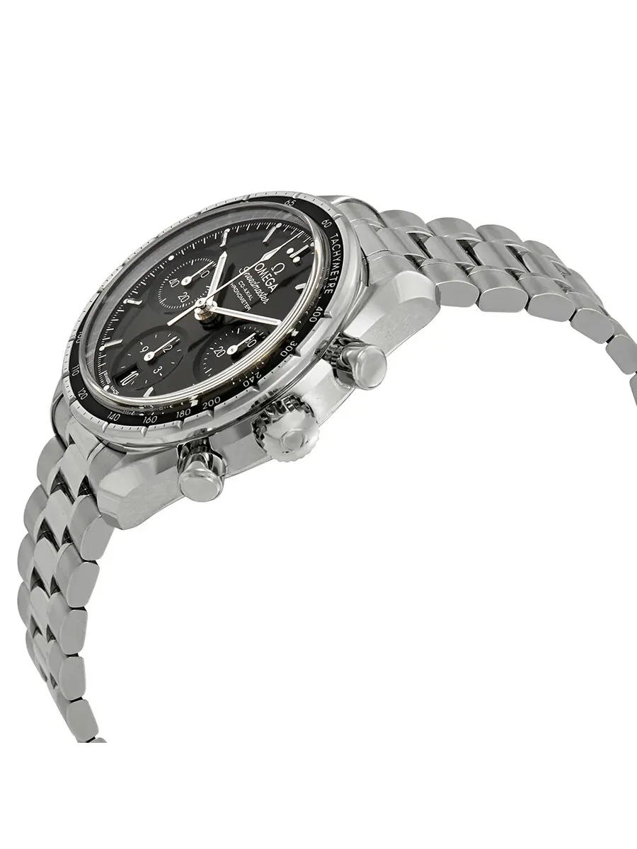 Мужские автоматические часы Omega Speedmaster Chronograph с черным циферблатом, модель — изображение 2 из 3