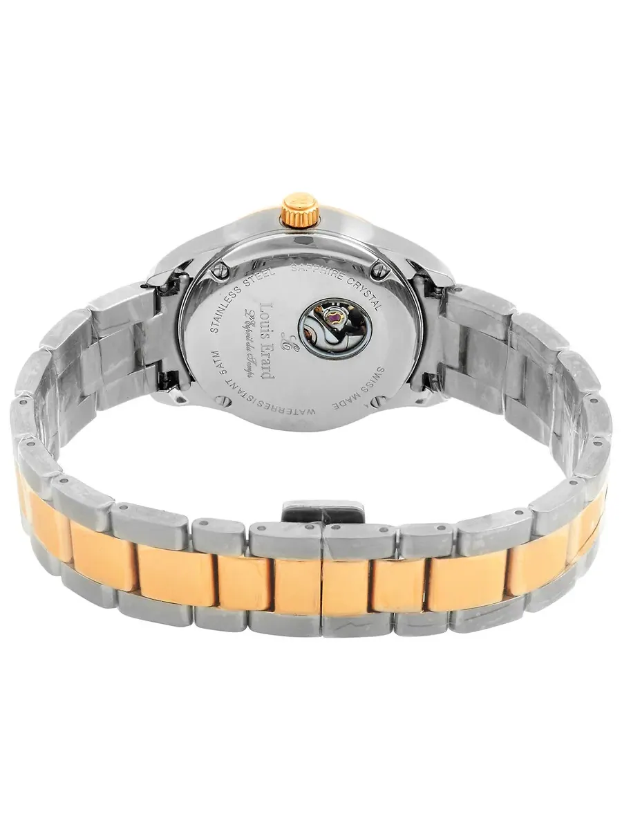 Открытая коробка - Женские часы Louis Erard Heritage Automatic с черным циферблатом и бриллиантами — изображение 3 из 6