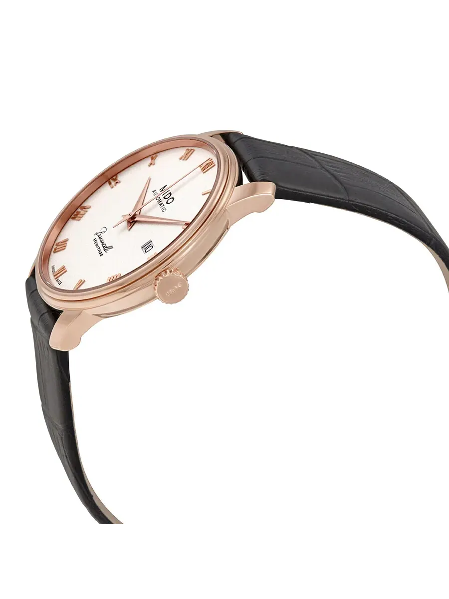 Открытая коробка - Мужские часы Mido Baroncelli III Automatic с серебристым циферблатом — изображение 2 из 3