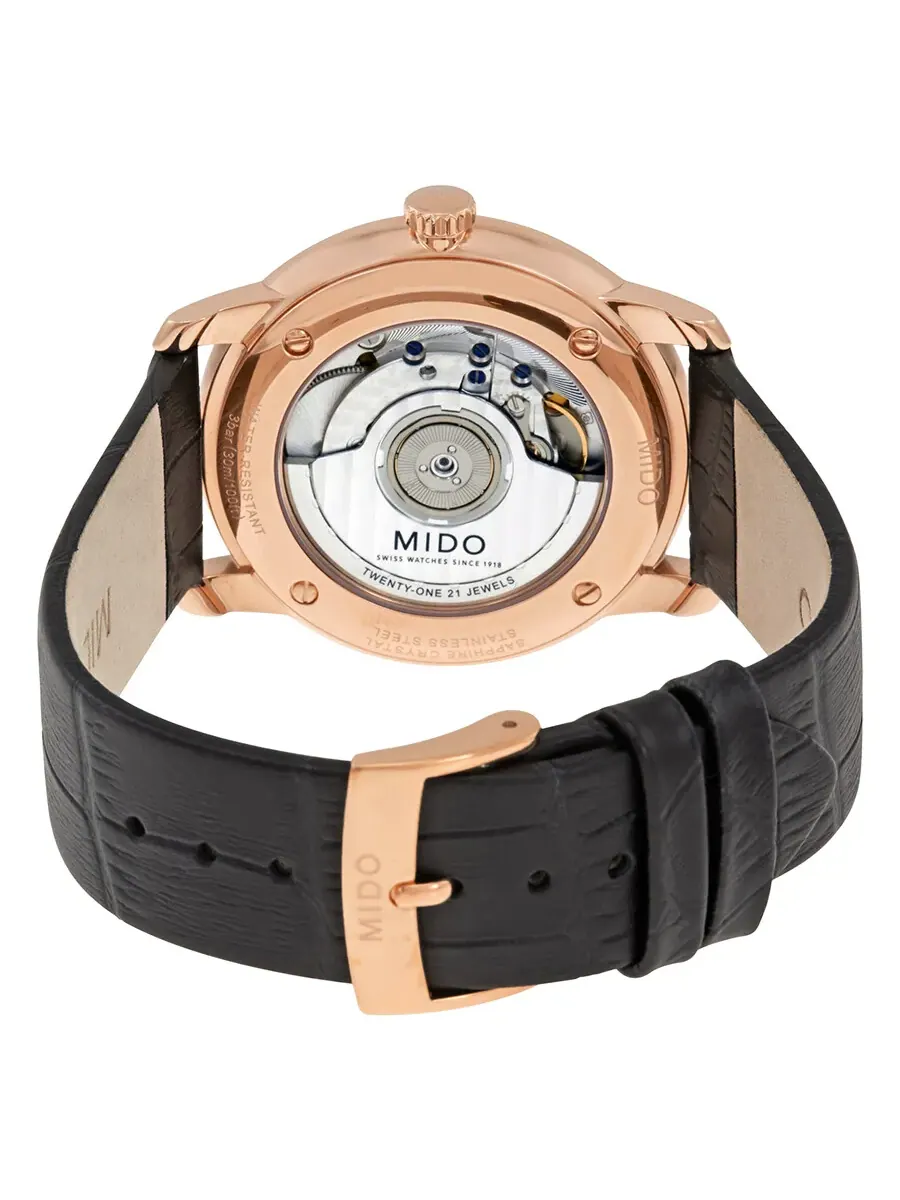 Открытая коробка - Мужские часы Mido Baroncelli III Automatic с серебристым циферблатом — изображение 3 из 3