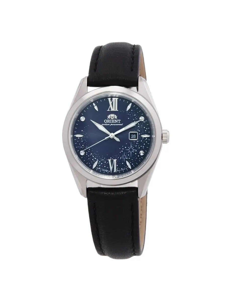 Часы Orient Contemporary с синим циферблатом на солнечной энергии RA-WG0605L10B — изображение 1 из 3, оттенок серебристый