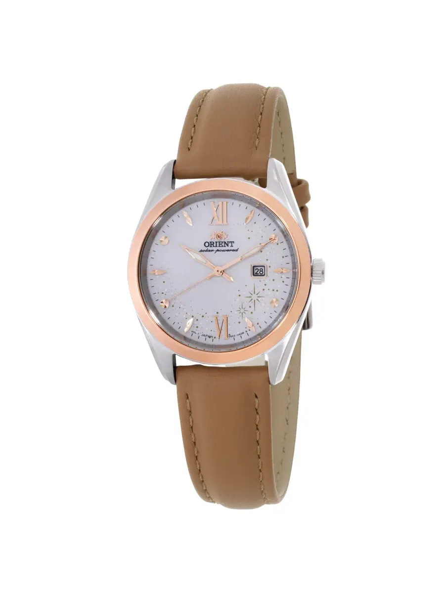Современные часы Orient с солнечной батареей и белым циферблатом RA-WG0604S10B — изображение 1 из 3