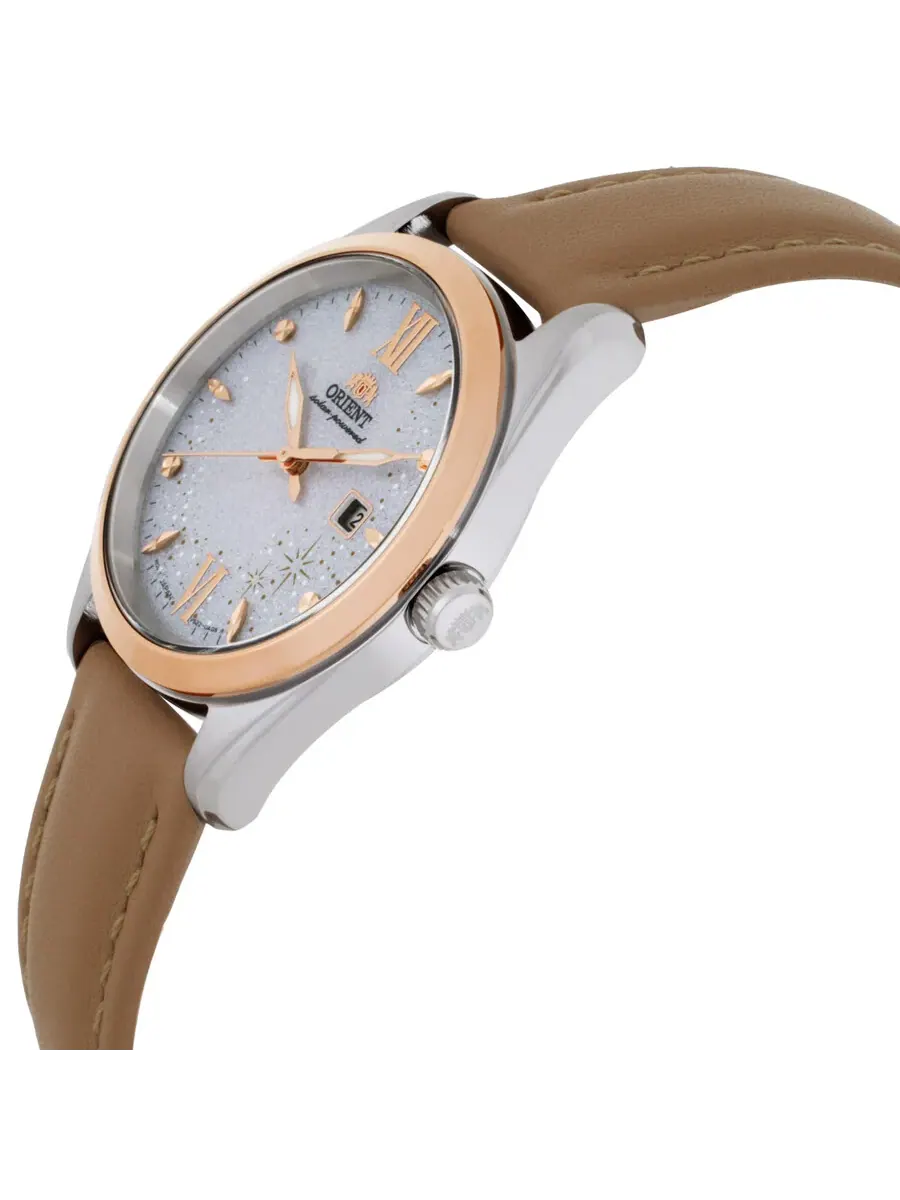 Современные часы Orient с солнечной батареей и белым циферблатом RA-WG0604S10B — изображение 2 из 3