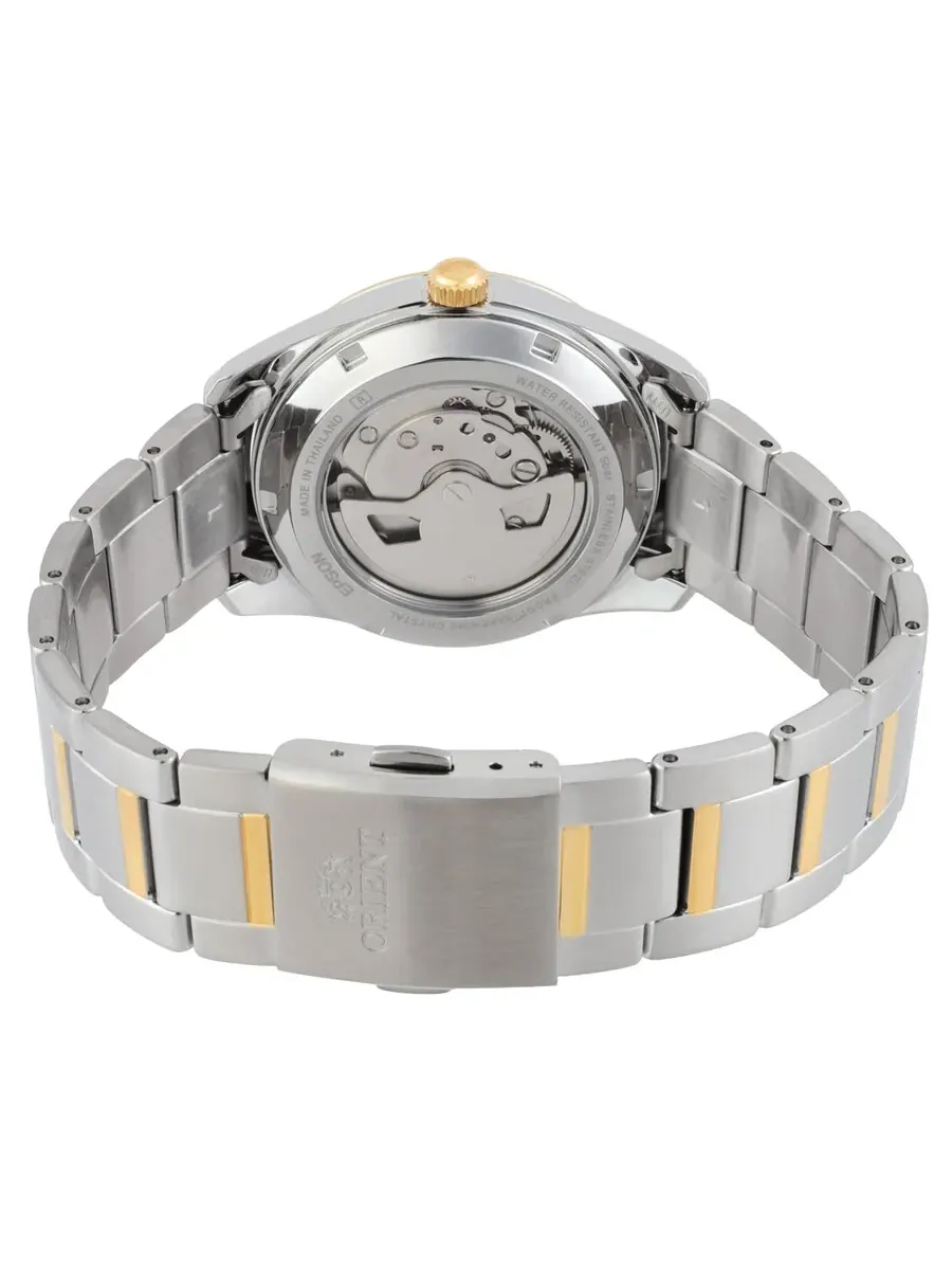 Часы Orient Contemporary Stretto Date Automatic с белым циферблатом RA-AC0R01S30B — изображение 3 из 3, оттенок золотистый