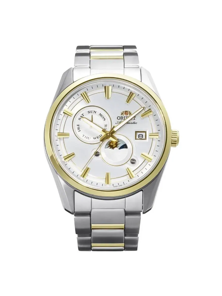 Мужские часы Orient Contemporary Stretto Day-Night Automatic с белым циферблатом RA-AK0312S30B — изображение 1 из 1