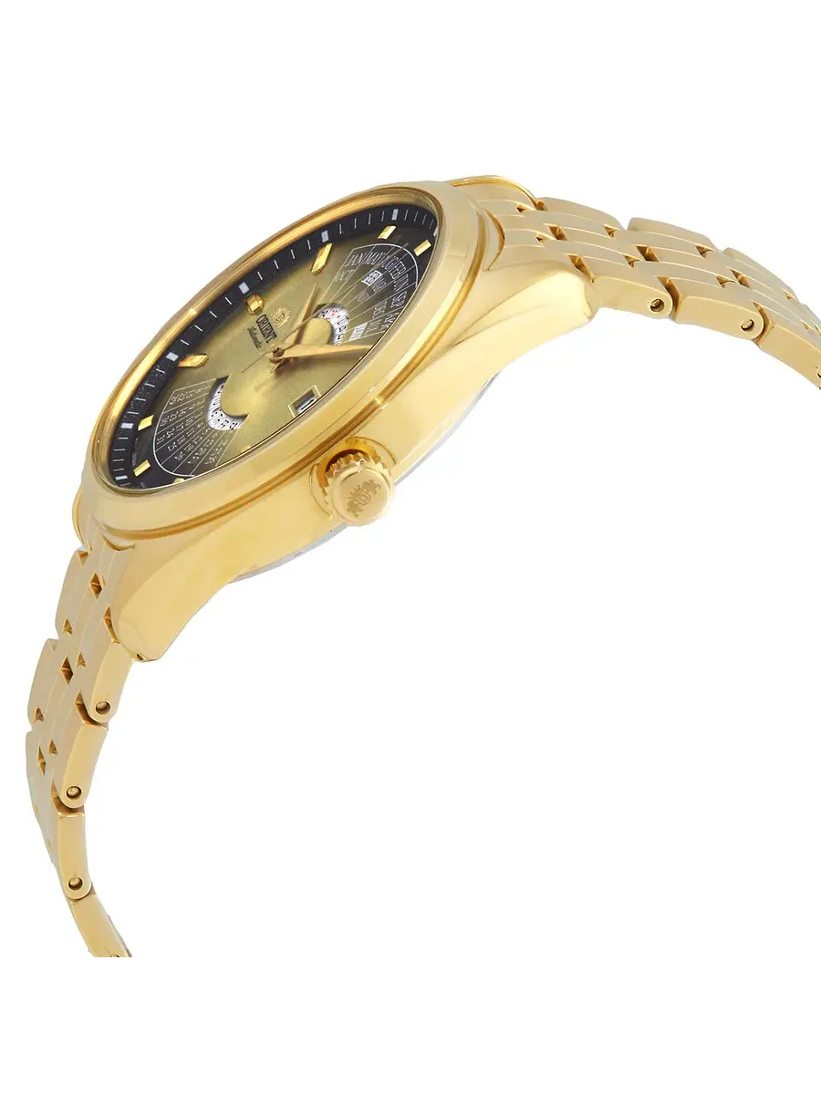 Мужские часы Orient Multi Year Gold Dial RA-BA0001G10B — изображение 2 из 3, оттенок желтый золотистый
