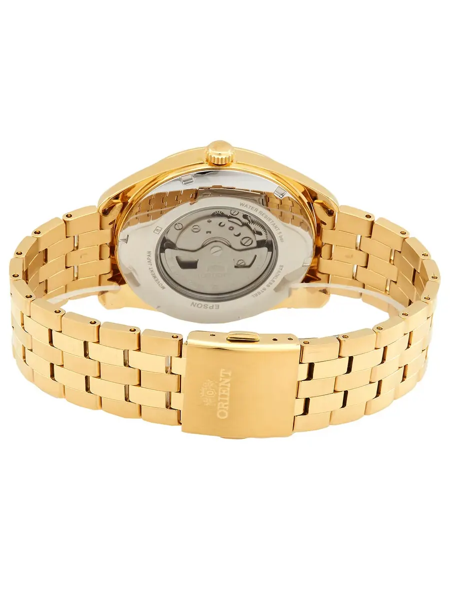 Мужские часы Orient Multi Year Gold Dial RA-BA0001G10B — изображение 3 из 3, оттенок желтый золотистый