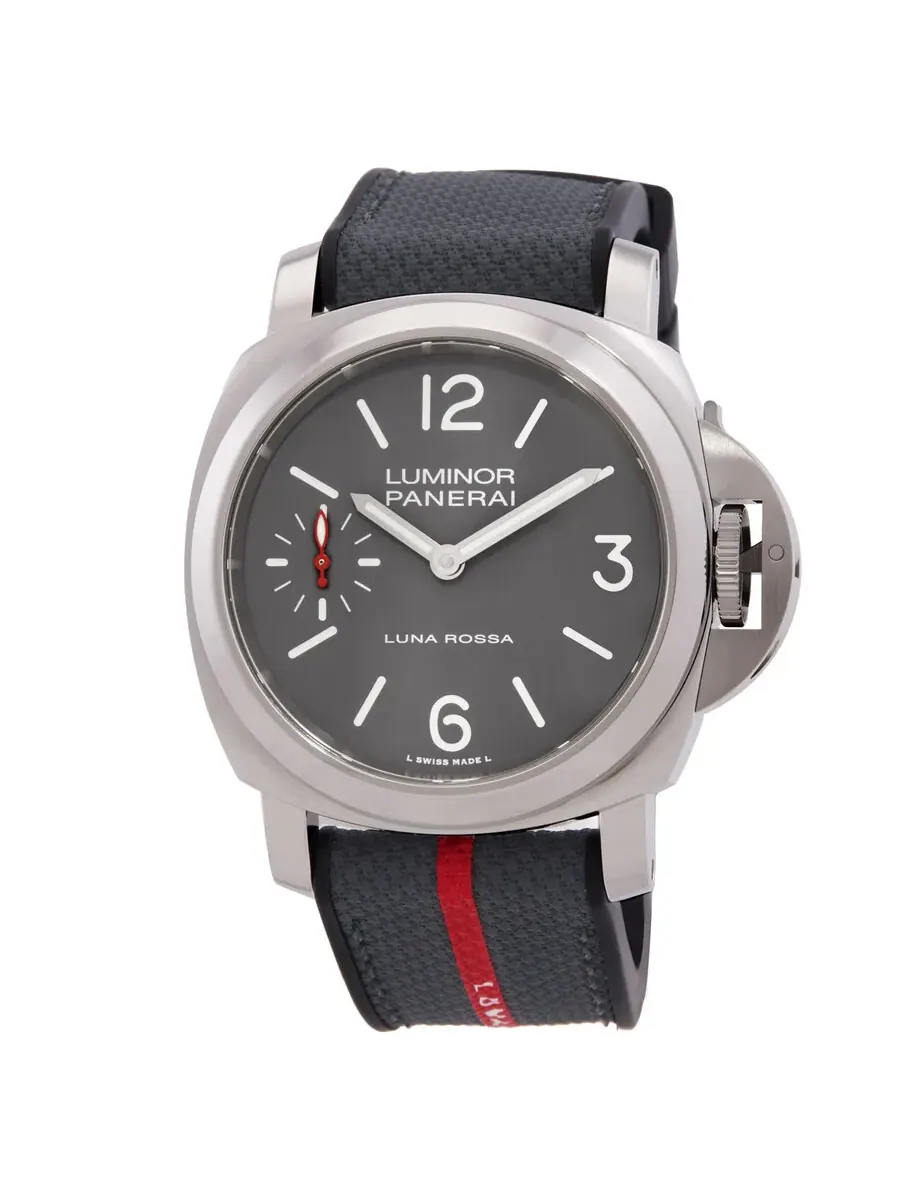 Мужские часы Panerai Luminor с автоматическим механизмом и серым циферблатом PAM01653 — изображение 1 из 3