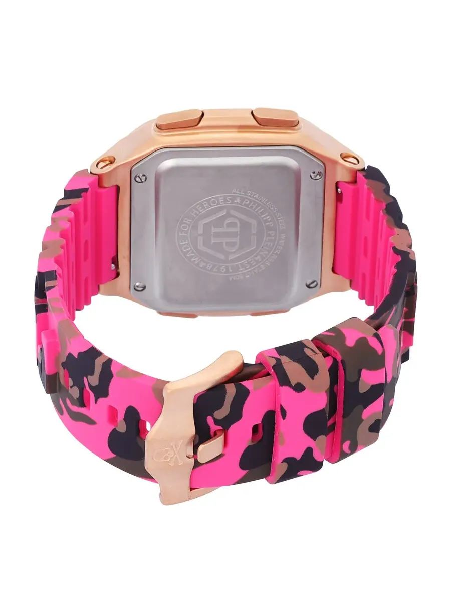 Часы Philipp Plein Hyper Shock Quartz Digital Black Dial Unisex Watch PWHAA1622 — изображение 3 из 5