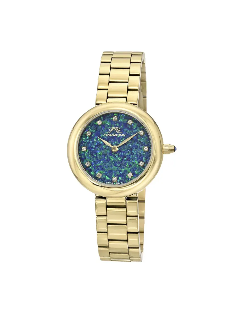 Женские часы Porsamo Bleu Opal Quartz Topaz 1331BOPS — изображение 1 из 5, оттенок желтый золотистый