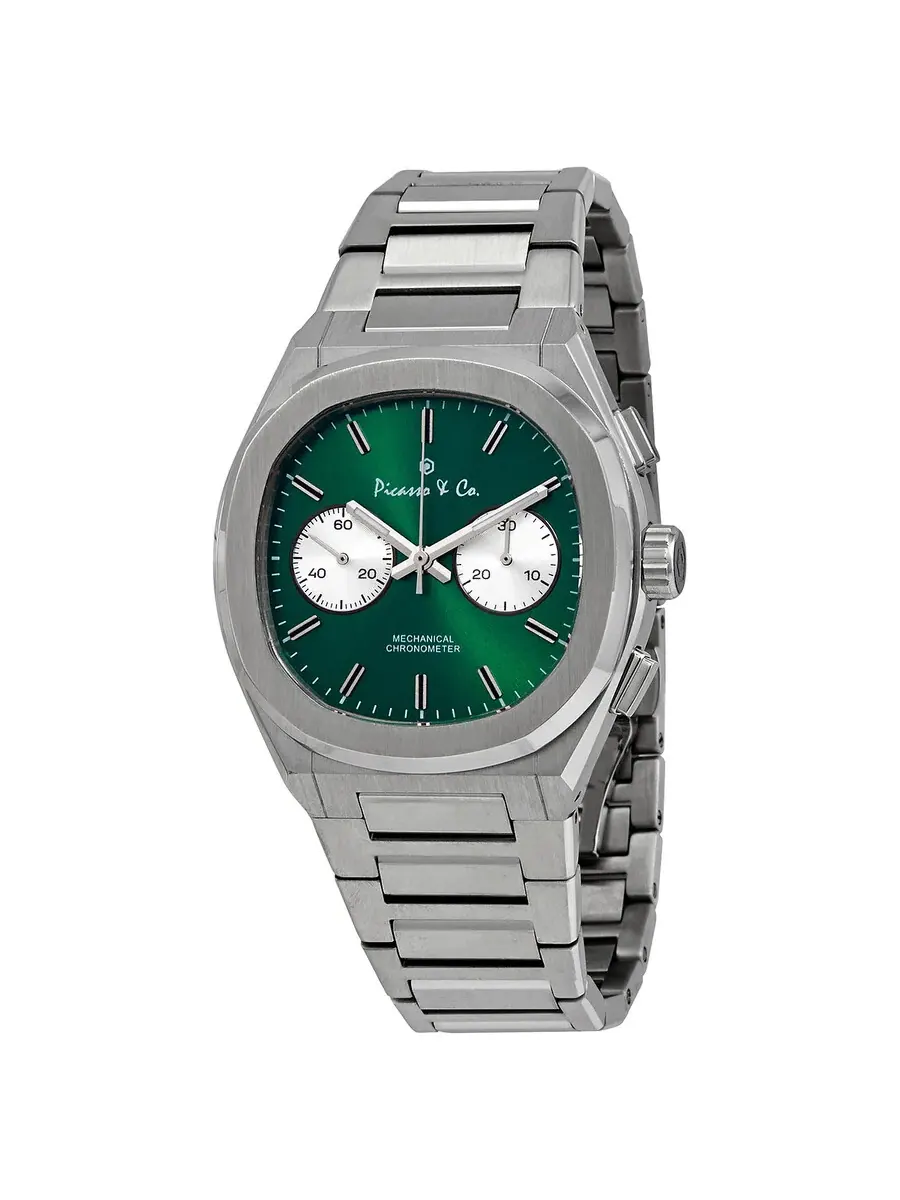 Мужские часы Picasso and Co Chairman II Chronograph с ручным заводом — изображение 1 из 3, оттенок серебристый