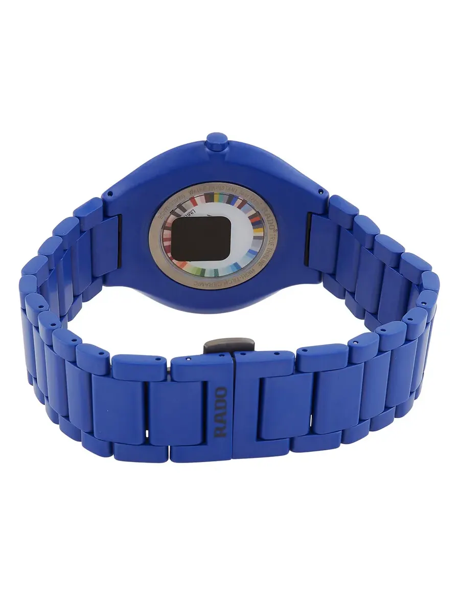 Часы Rado True Round Thinline Les Couleurs Le Corbusier Spectacular ultramarine 4320K с кварцевым — изображение 3 из 3