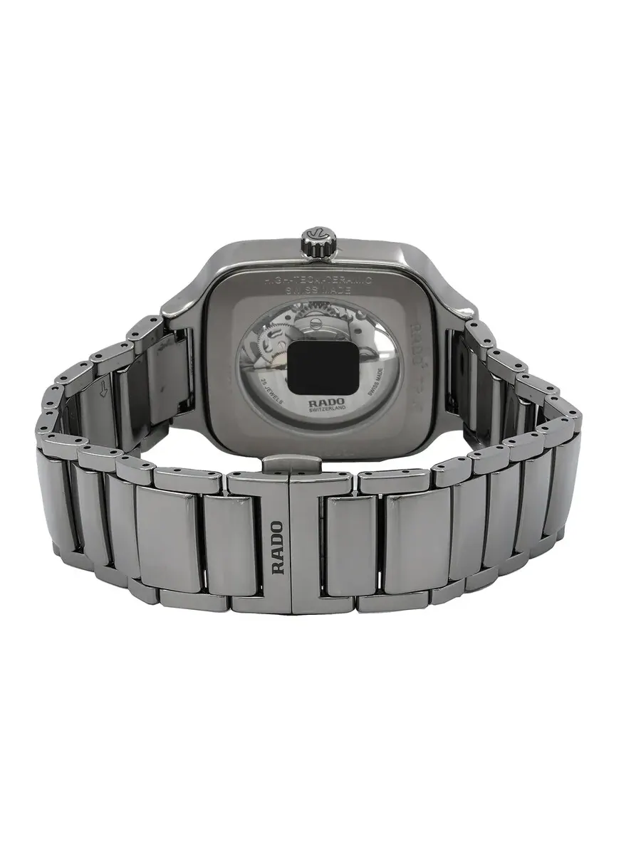 Часы унисекс Rado True Square Automatic с синим циферблатом Open Heart R27083202 — изображение 3 из 3, оттенок синий