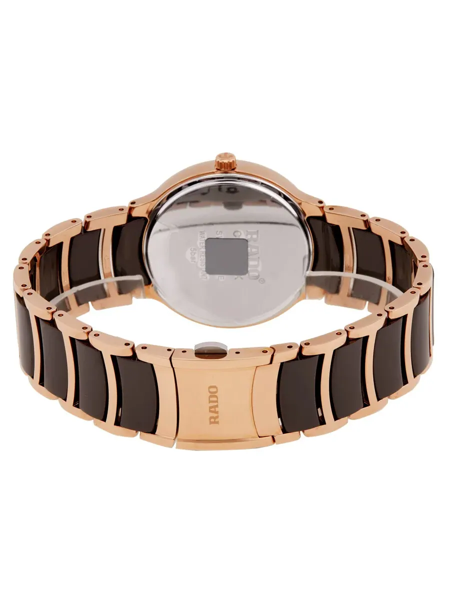 Часы Rado Centrix Diamonds Quartz с коричневым циферблатом для унисекс R30023732 — изображение 3 из 3