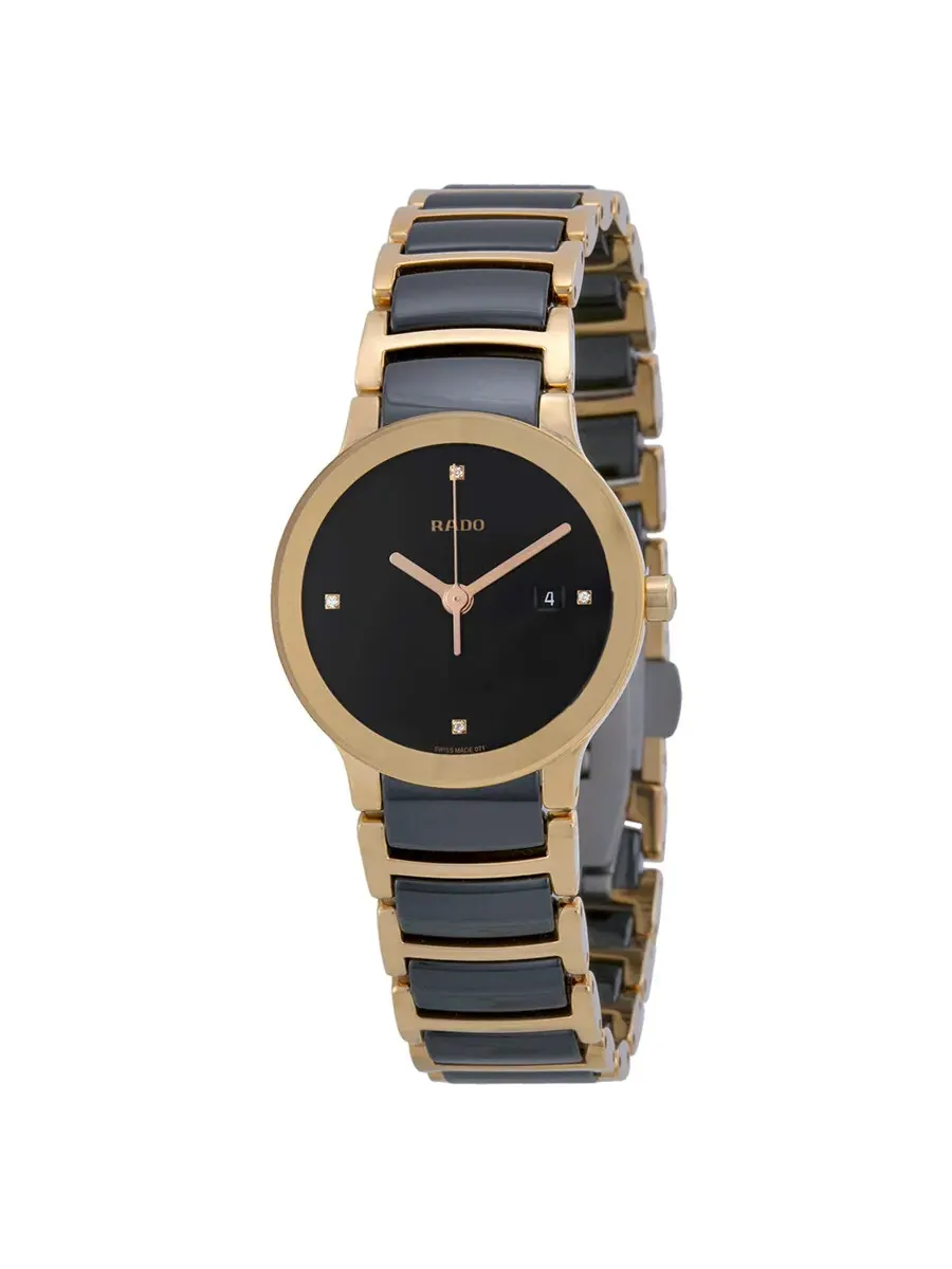 Женские часы Rado Centrix Jubile Ceramic с розовым золотым покрытием R30555712 — изображение 1 из 4