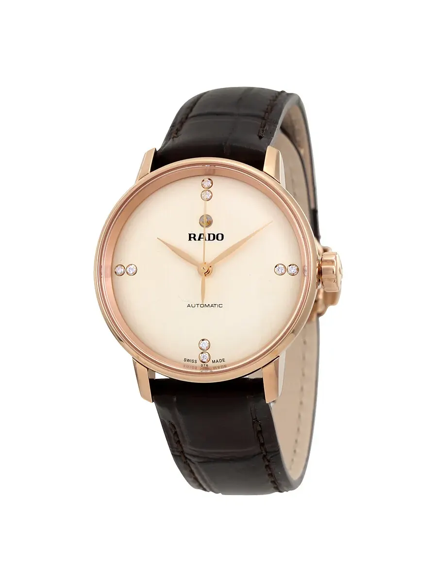 Женские часы Rado Coupole Classic Automatic R22865765 — изображение 1 из 3, оттенок розовый золотистый