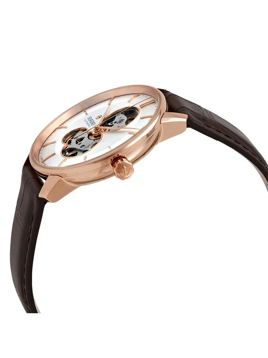 Мужские часы Rado Coupole Classic Open Heart Automatic с серебристым циферблатом R22895025 — изображение 2 из 3