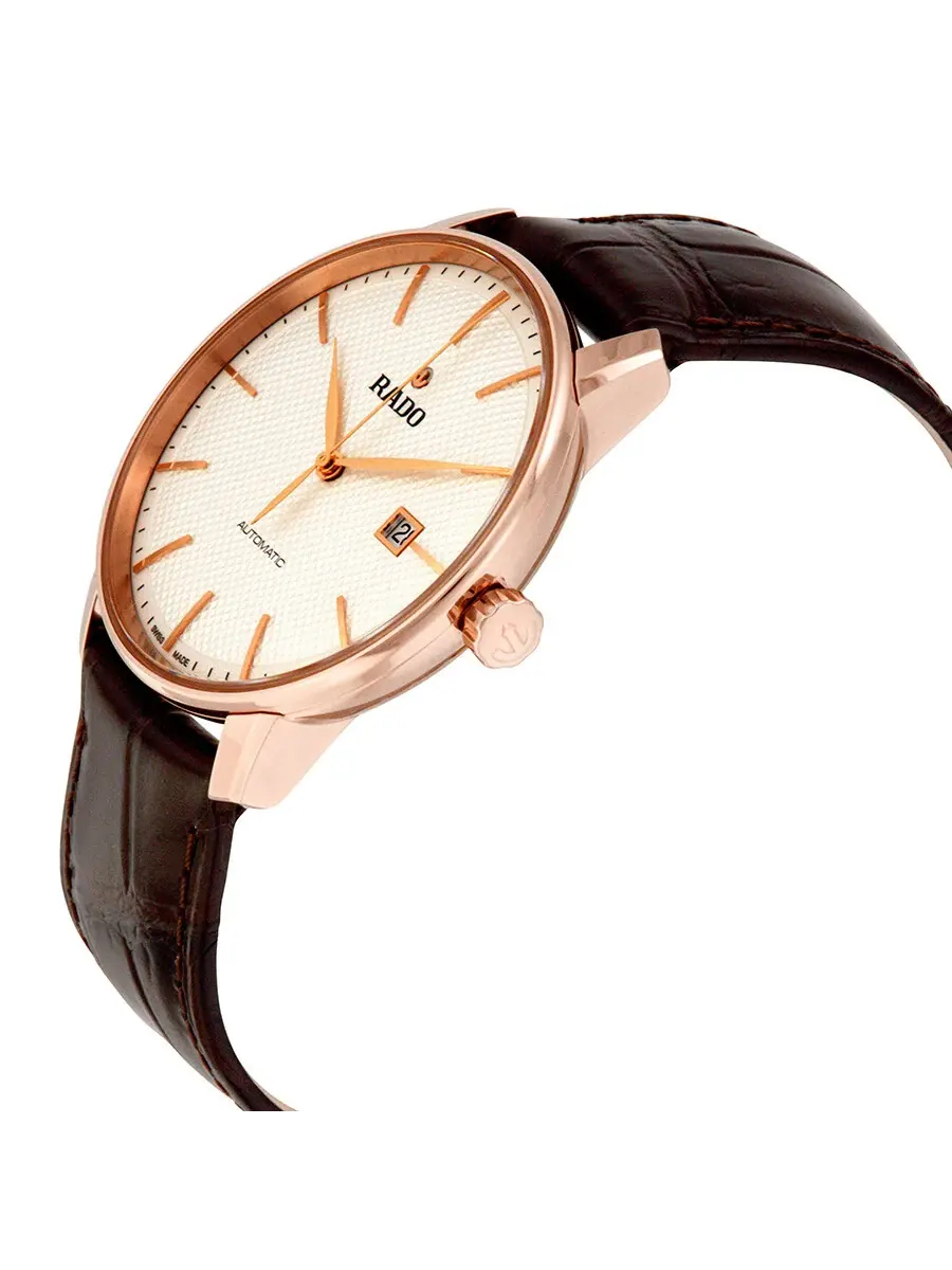Мужские механические часы Rado Coupole Classic XL с белым циферблатом R22877025 — изображение 2 из 3