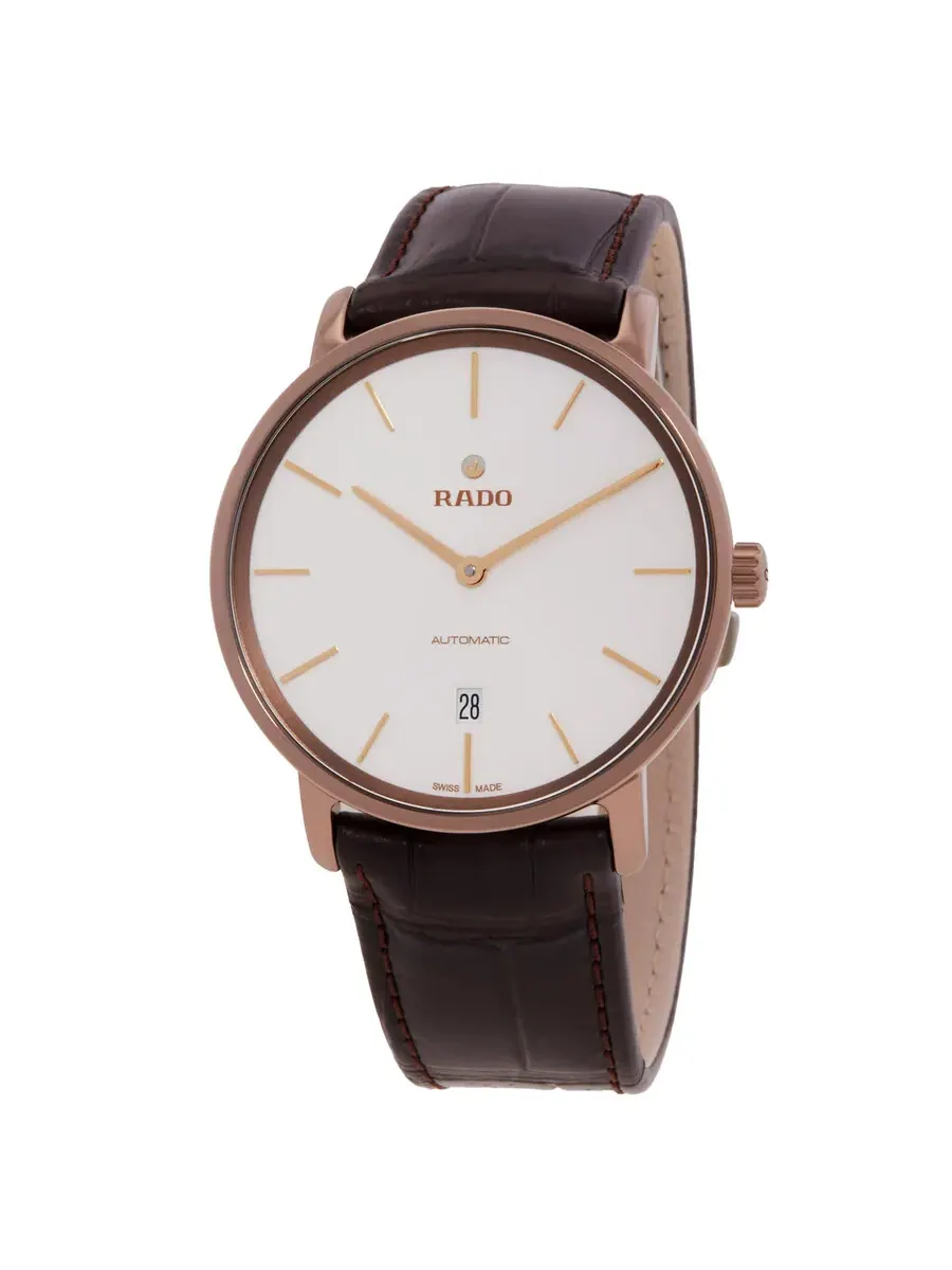 Мужские автоматические часы Rado Diamaster Thinline с серебристым циферблатом R14068026 — изображение 1 из 3