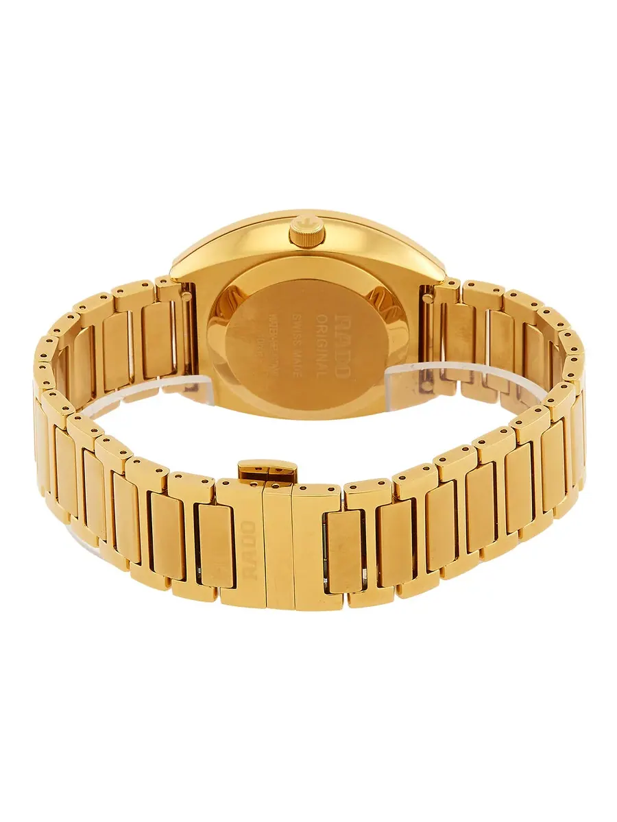 Часы Rado Diastar Original Automatic с шампановым циферблатом для унисекс R12161253 — изображение 3 из 3, оттенок золотистый