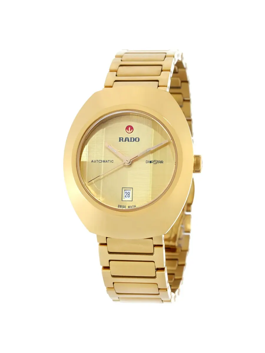 Женские часы Rado DiaStar Original с автоматическим механизмом R12171253 — изображение 1 из 3, оттенок желтый золотистый