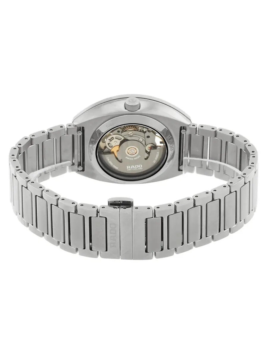 Часы унисекс Rado DiaStar Original Skeleton Automatic с серым циферблатом R12162153 — изображение 3 из 4, оттенок серый