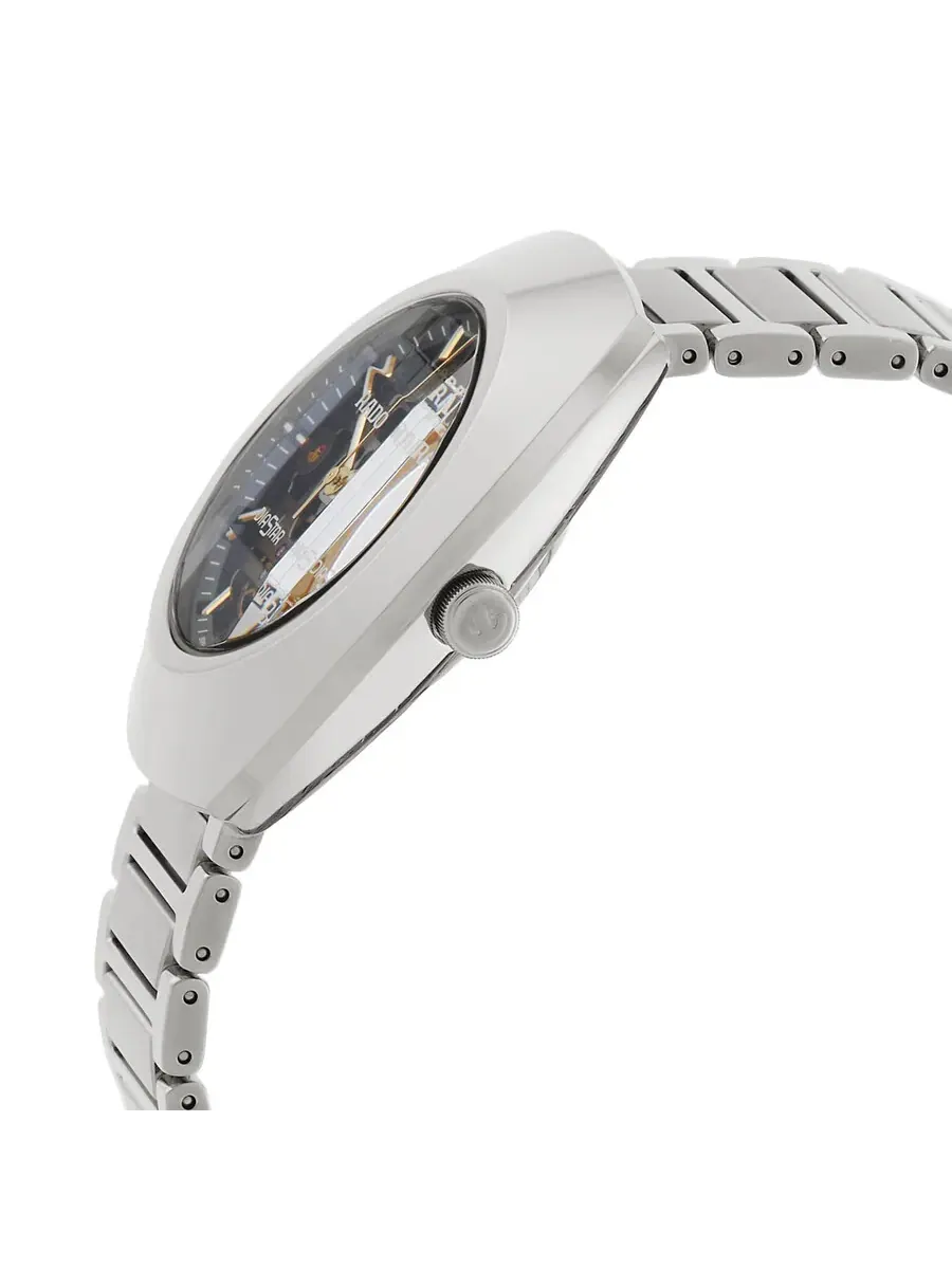 Часы унисекс Rado DiaStar Original Skeleton Automatic с серым циферблатом R12162153 — изображение 4 из 4, оттенок серый