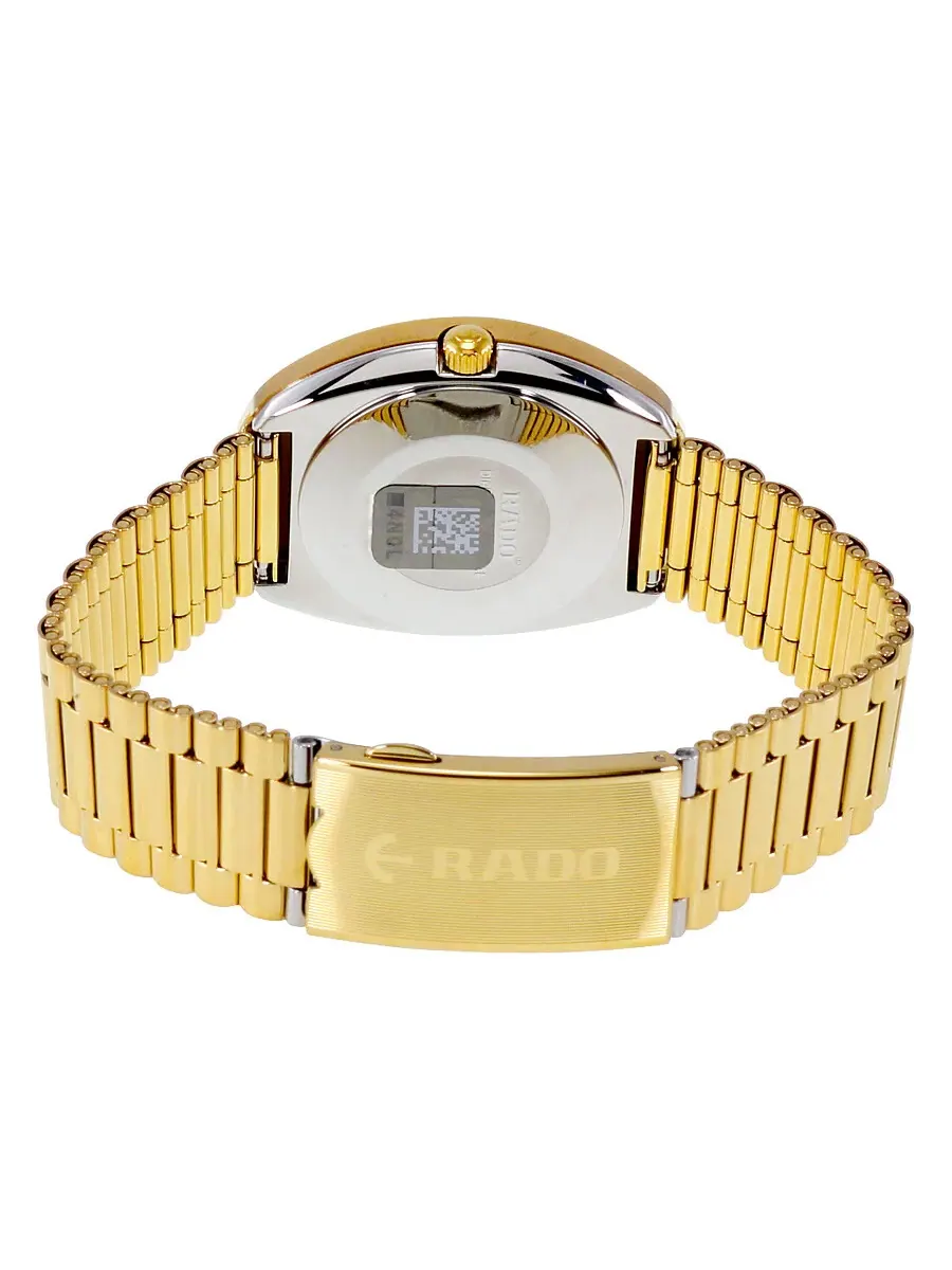 Мужские часы Rado DiaStar Original Jubile Gold Automatic с золотым циферблатом и PVD покрытием — изображение 3 из 4