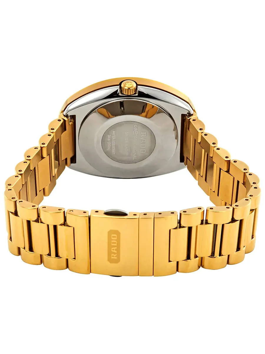 Мужские часы Rado Original Automatic с золотым циферблатом R12413314 — изображение 3 из 3, оттенок желтый золотистый