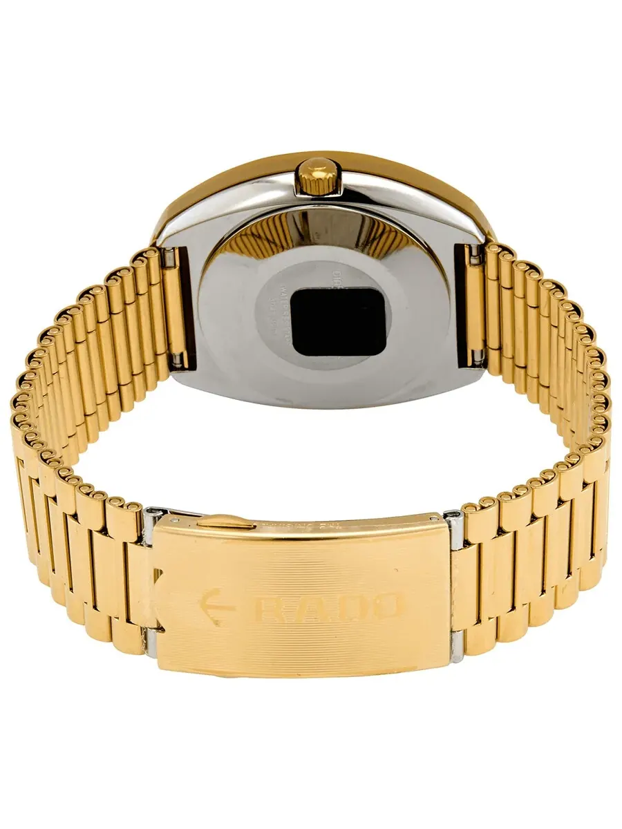 Мужские часы Rado The Original с автоматическим механизмом, золотым циферблатом и желтым золотым — изображение 3 из 3