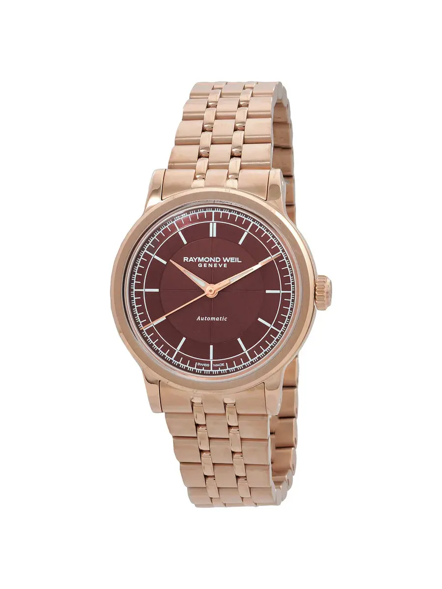 Женские часы Raymond Weil Millesime Automatic с бордовым циферблатом 2125-P5-45001 — изображение 1 из 3
