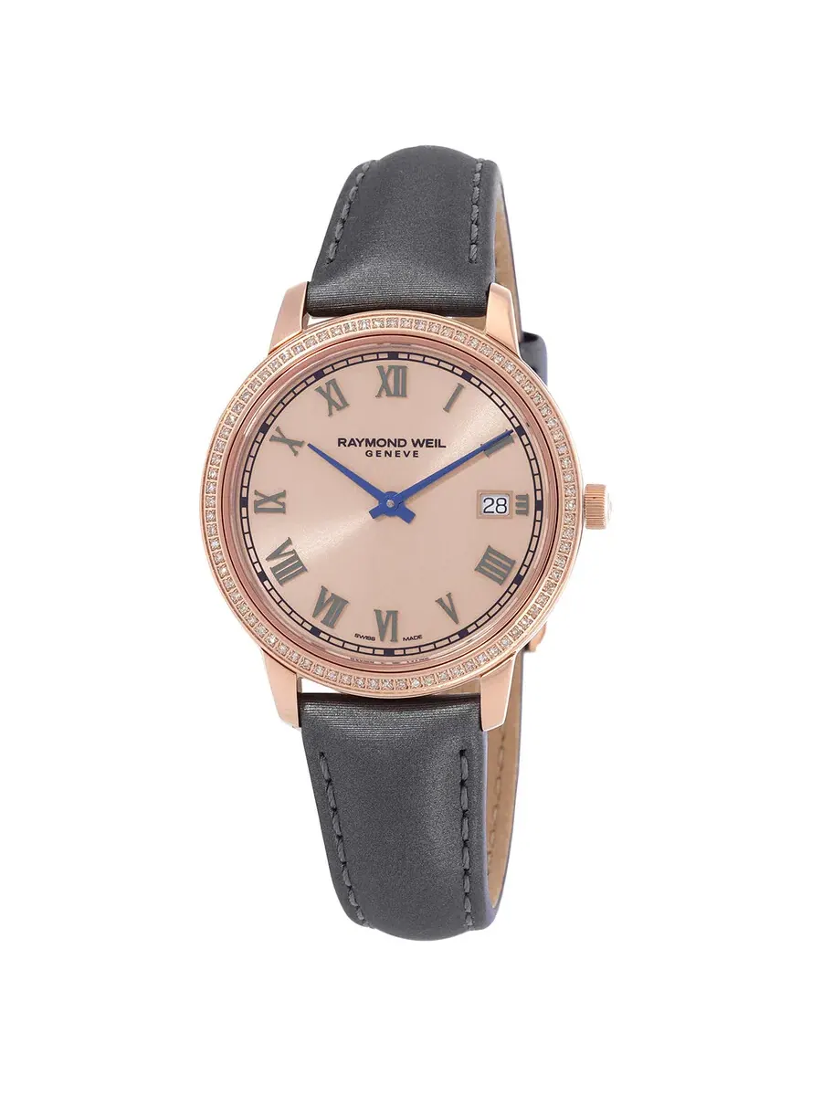 Женские часы Raymond Weil Toccata Quartz с бриллиантом 5385-C5S-00859 — изображение 1 из 3, оттенок розовый золотистый