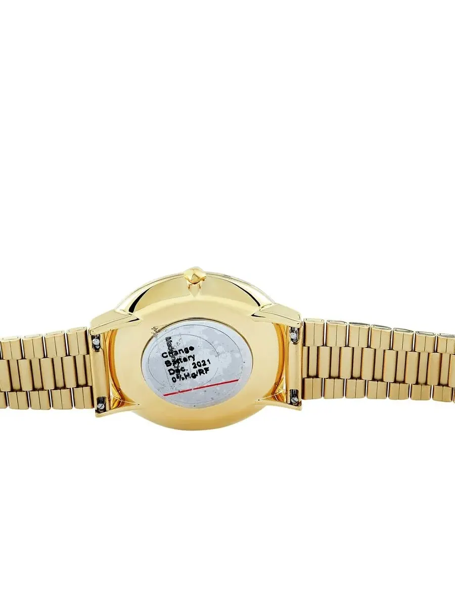 Женские часы Rebecca Minkoff Major с черным циферблатом Quartz, модель 2200006 — изображение 4 из 4, оттенок золотистый