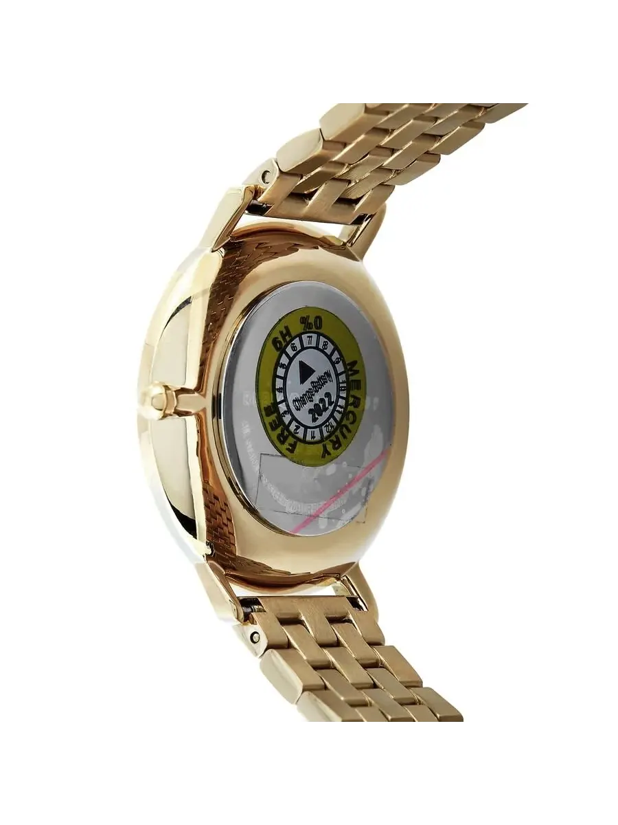 Женские часы Rebecca Minkoff с золотым циферблатом Major Quartz Crystal 2200348 — изображение 4 из 4, оттенок золотистый