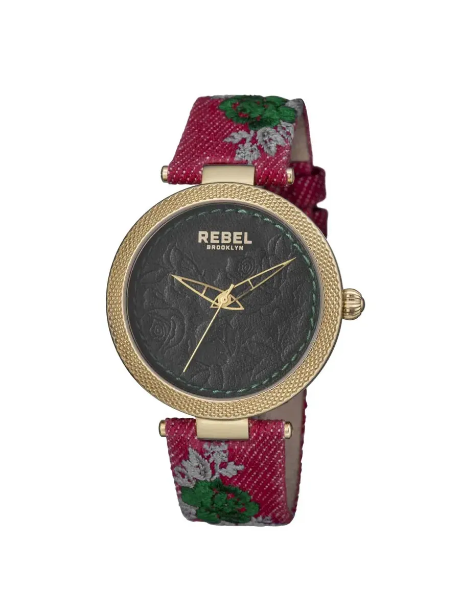 Женские часы Rebel Carroll Gardens Green Dial RB112-9061