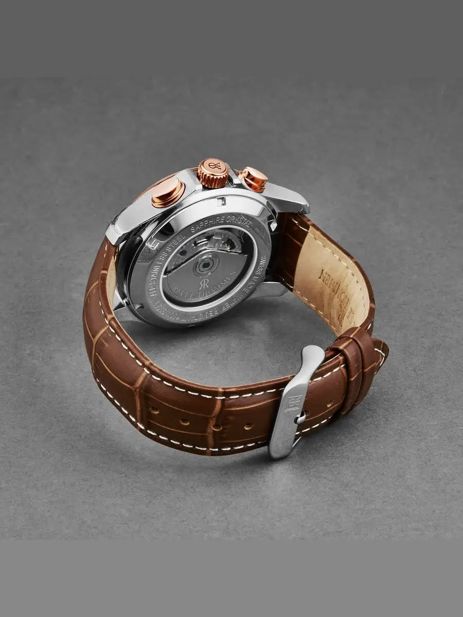 Мужские автоматические часы Revue Thommen Air Speed Chronograph с серебристым циферблатом, модель — изображение 3 из 4