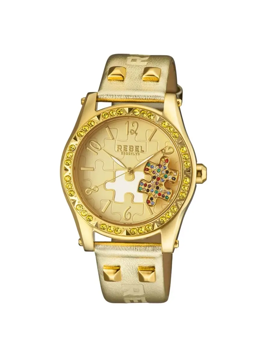 Женские часы Rebel Gravesend Gold Dial RB111-9101