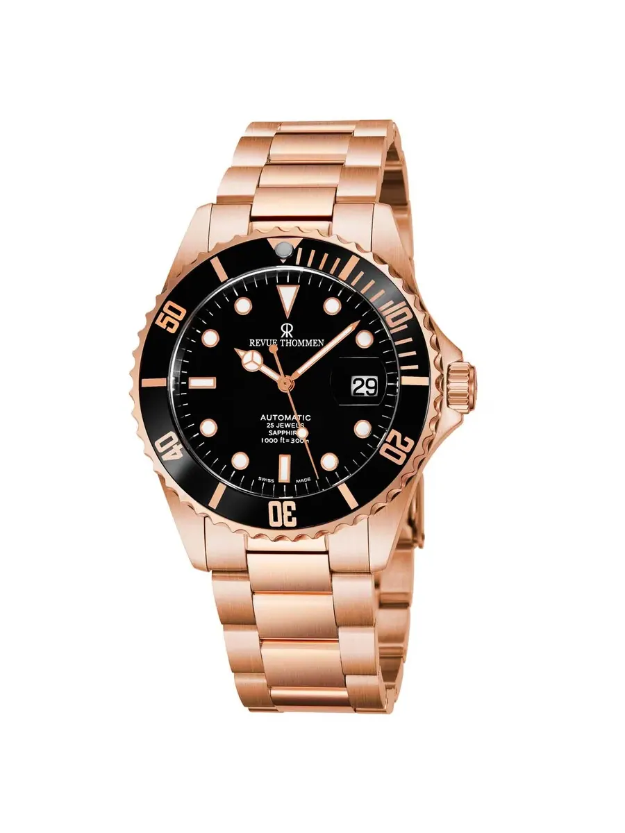 Мужские часы Revue Thommen Diver XL Automatic с черным циферблатом 17571.2167 — изображение 1 из 2