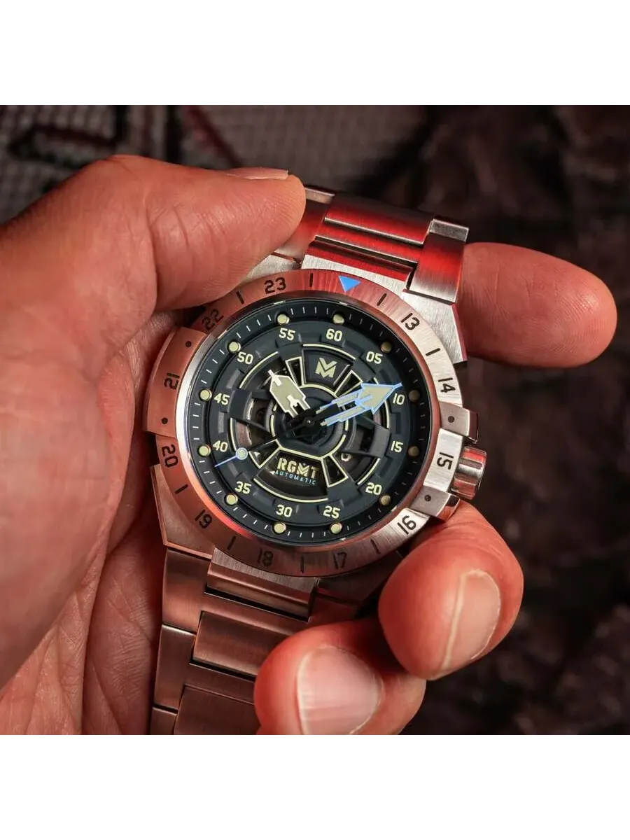 Мужские часы RGMT Himars Grey Dial RG-8065-55 — изображение 2 из 4, оттенок серебристый