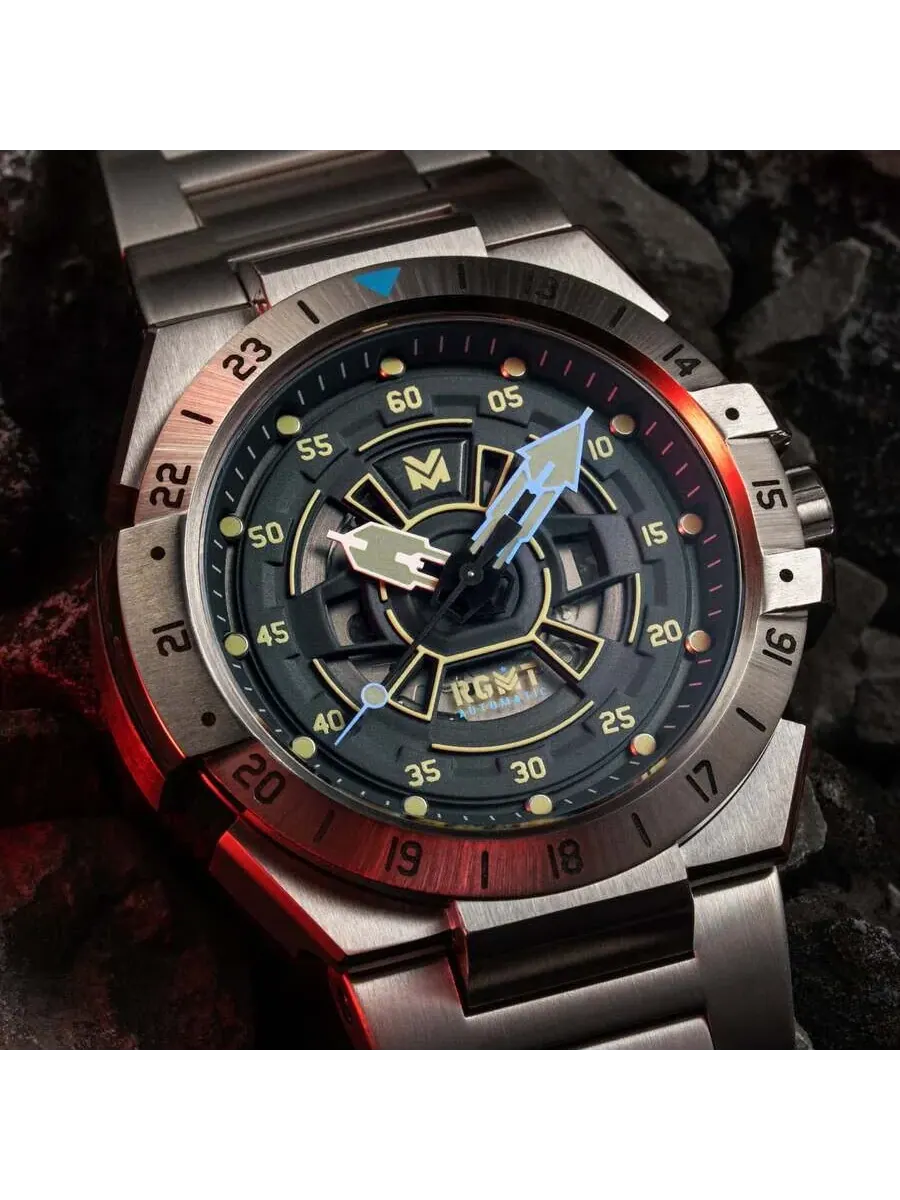 Мужские часы RGMT Himars Grey Dial RG-8065-55 — изображение 4 из 4, оттенок серебристый