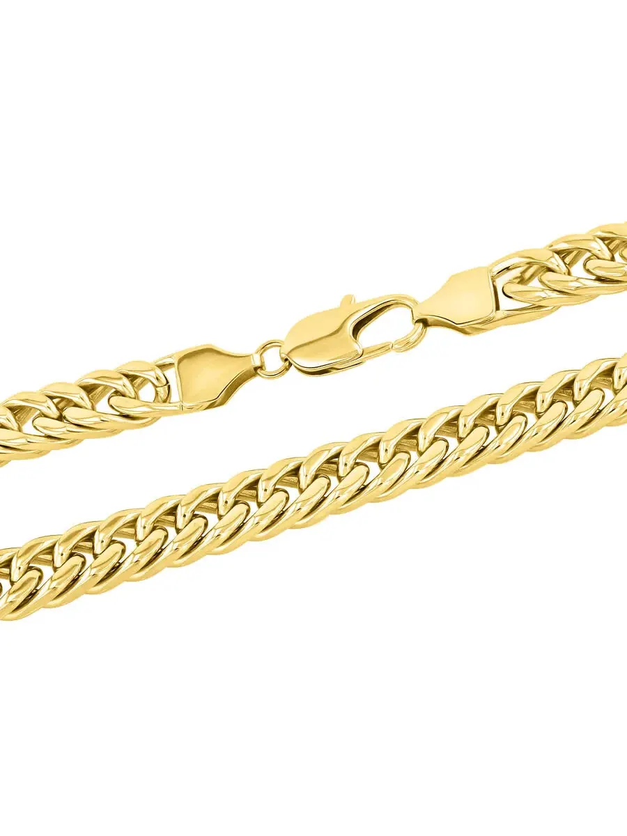 Мужская стальная цепочка с замком Robert Alton Yellow Finish — изображение 2 из 6, оттенок золотистый