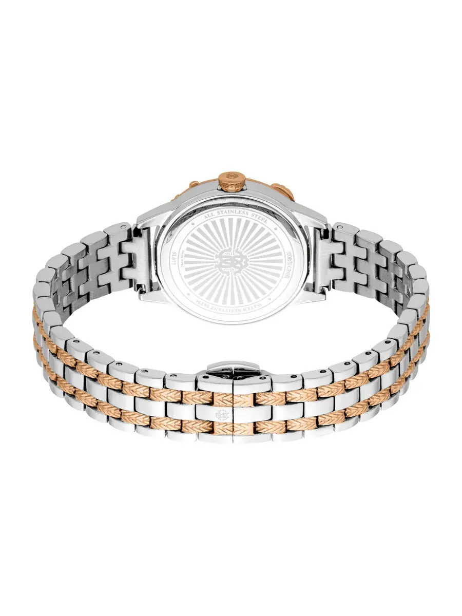 Женские часы Roberto Cavalli с серебристым циферблатом RC5L077M0095 — изображение 2 из 3, оттенок розовый золотистый